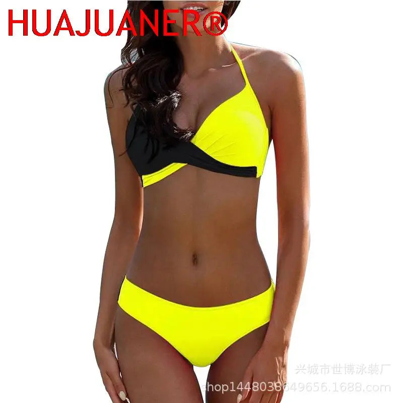2026 Sexy Bikini Push Up Swimwear Women Biquini Feminino Mujer Swimsuit Tanga Swimming Bathing Suit Bikinis Set 3XL