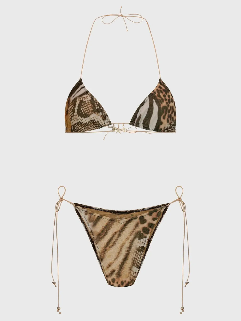 Sexy Bikini with Skirt Swimsuit Brazilan Bikini Set Thin Strap Swimwear for Women Halter Bathing Suits Summer Female