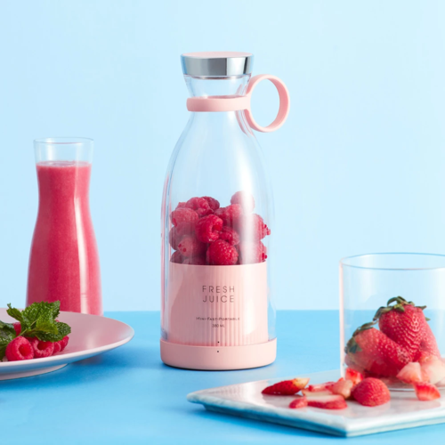 FreshBlend™ PRO – Butelka Blender 350 ml | Bezprzewodowe Ładowanie Magnetyczne